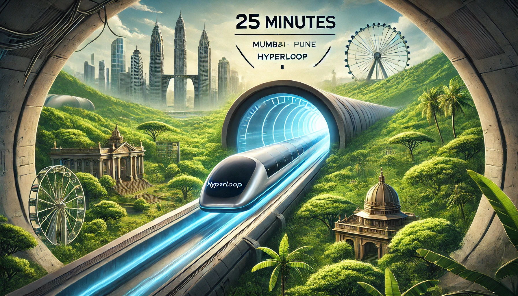 Mumbai to Pune in 25 Minutes: Hyperloop Revolution