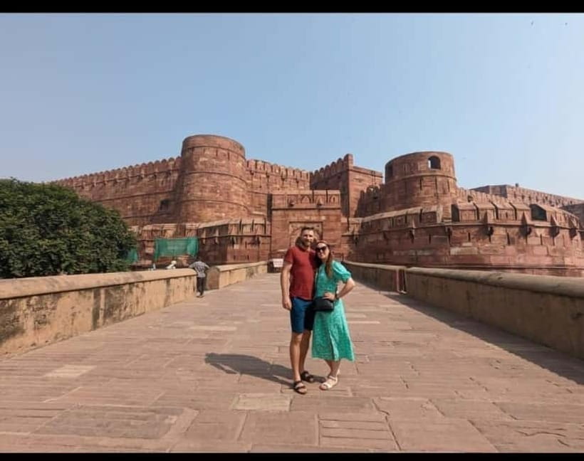 Agra: Agra Fort and Baby Taj Private Tour with Pickup & Drop - Agra Fort: Red Stone, Mughal Power, and Inlay Details Up Close