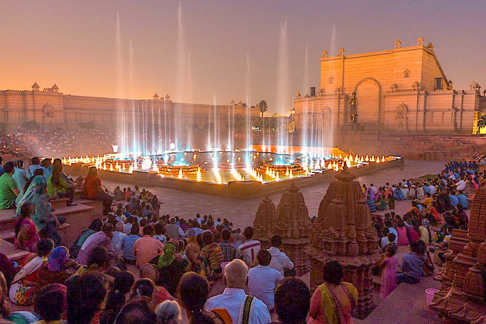 Akshardham Light & Fountain Show with Pick-up & Drop-off - Guides who explain the meaning, not just the route
