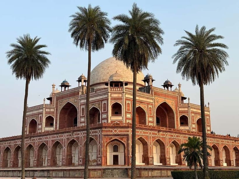 Delhi: Private Half-Day or Full-Day Old and New Delhi Tour - Red Fort from the outside: a short stop with big presence