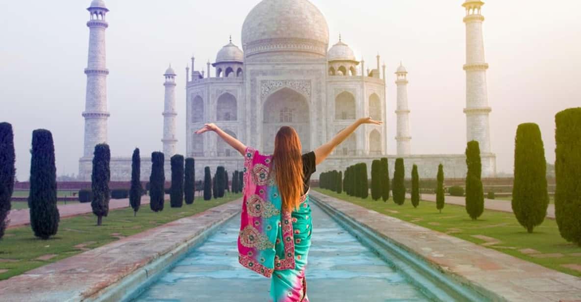 From Delhi/Agra: Taj Mahal Tour with Rental Saree Experience - Skip-the-line entry and the guide’s 3-hour plan