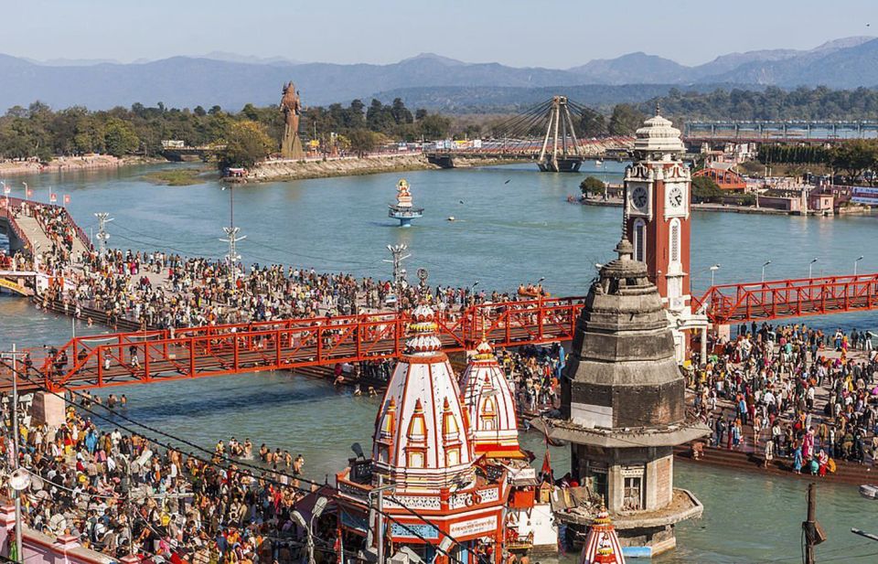 From Delhi: Rishikesh and Haridwar Day Trip - Rishikesh bridges, temples, and the view of the Ganges