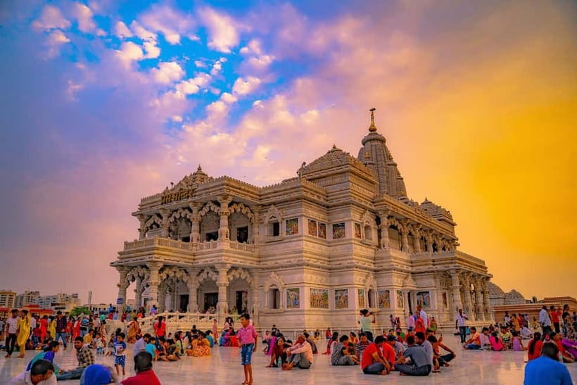From Delhi: Taj Mahal & Mathura, Vrindavan Private Day Trip - 12 Hours, Two Worlds: Agra and Vrindavan From Delhi