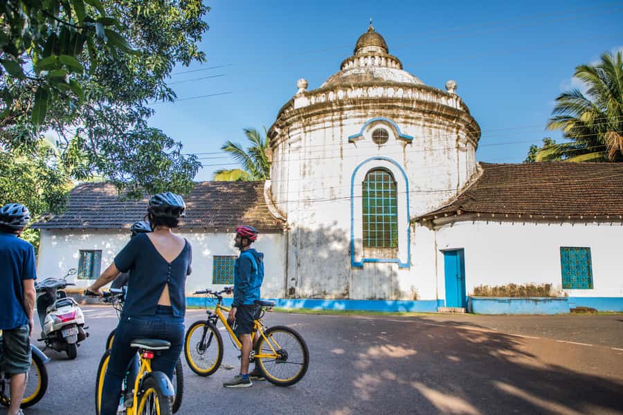 Goa: Old Goa and Divar Island E-Bike Tour with Snacks - The Mandovi River Ferry: A Break from Roads