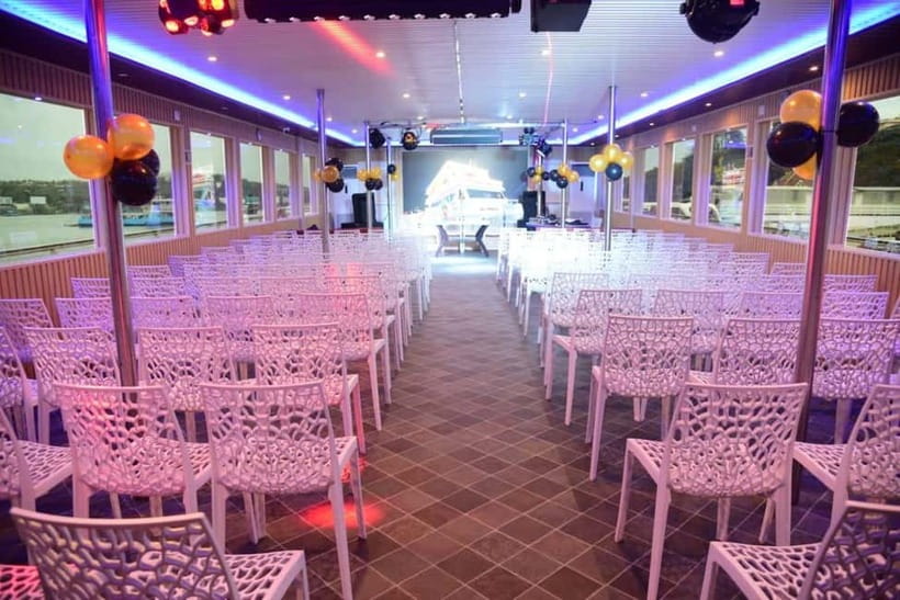 Goa: Triple Deck Family Dinner Cruise and Performances - The actual 4-hour plan, from pickup to drop-off