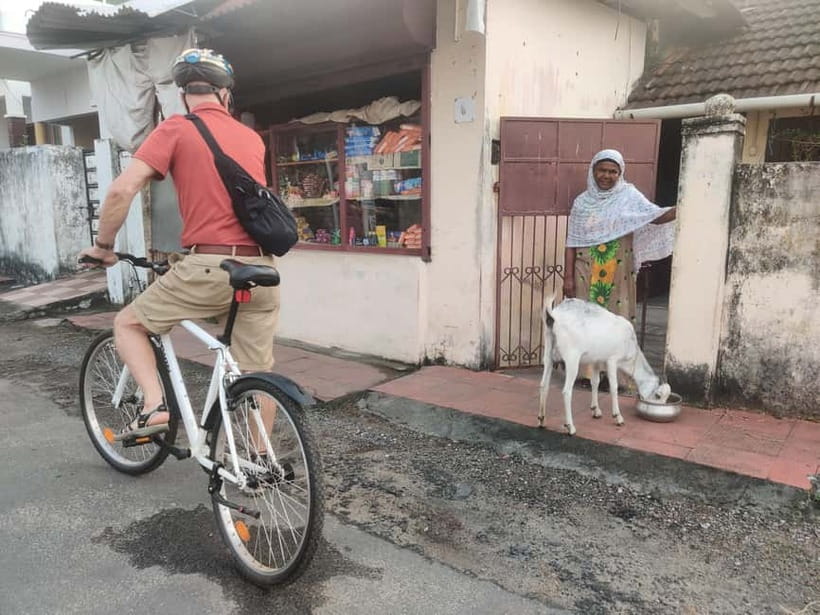 Good Morning Kochi Bicycle Tour - Tea and snack at a local teahouse stop