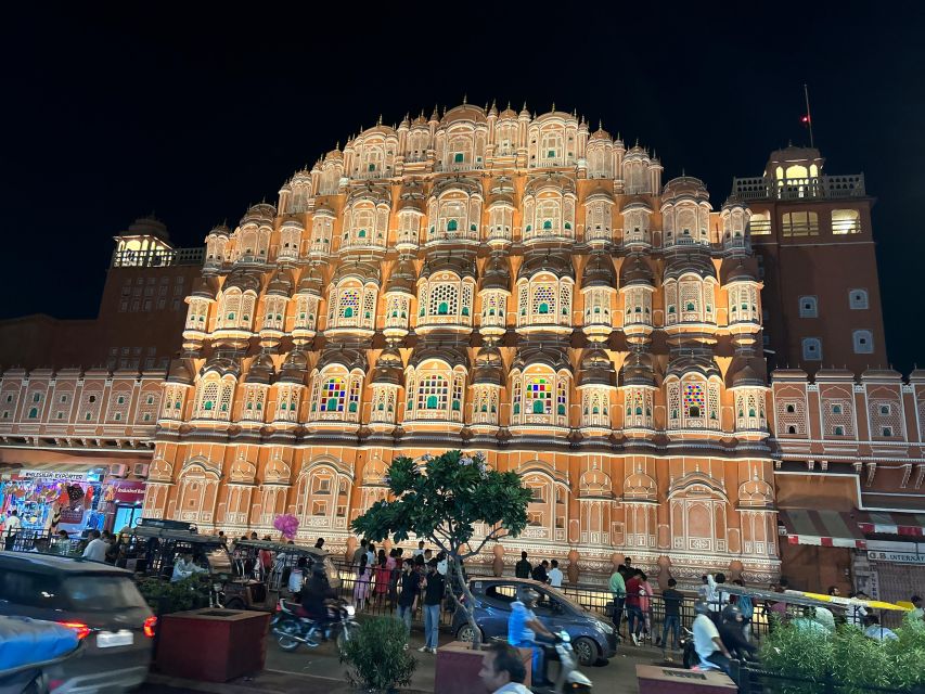 Jaipur: Guided Night Tour With Optional Food Tasting - Jal Mahal (Water Palace) at night: seeing the calm part of Jaipur