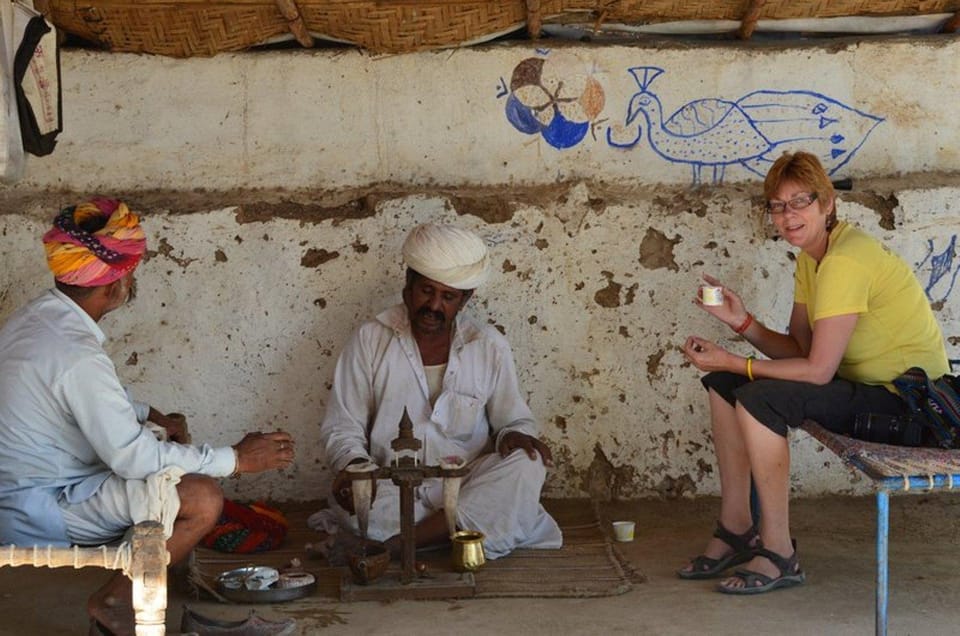 Jodhpur Bishnoi Village Safari Half Day Tour - Salawas durry rugs: cotton, wool, and daily craft logic