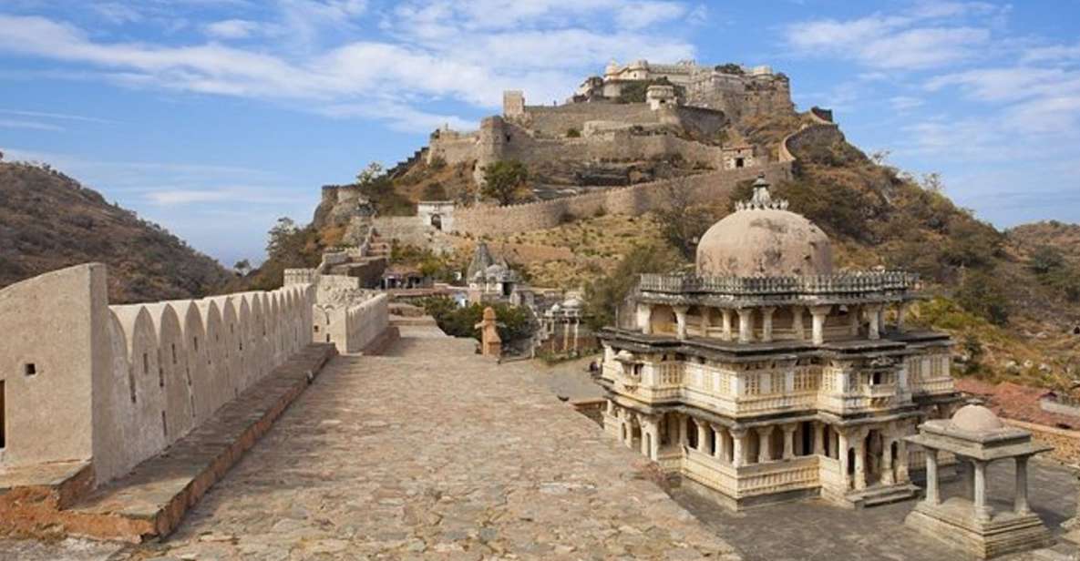 Kumbhalgarh Fort and Jain Temple from Jodhpur To Udaipur - Ranakpur Jain Temple: marble, pillars, and an active monkey crowd